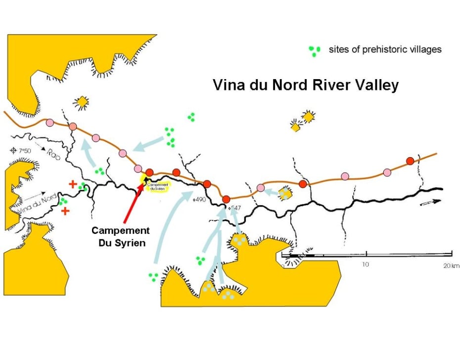 River Vina du Nord near Soramboum