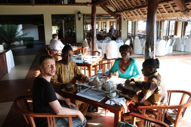 DFG Dar es Salaam 2014 01 Albert Dan Babette Flore