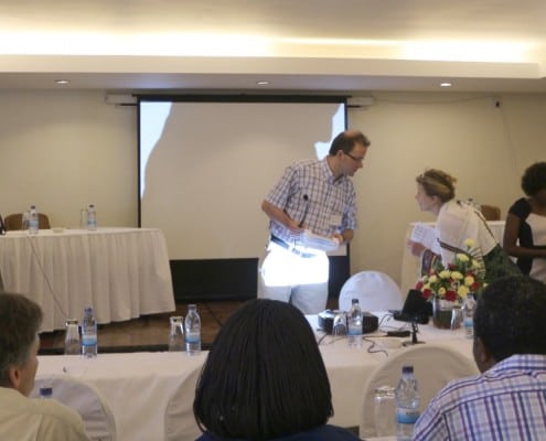 DFG Dar es Salaam 2014 01 White Sands Beach Hotel - Meeting-1