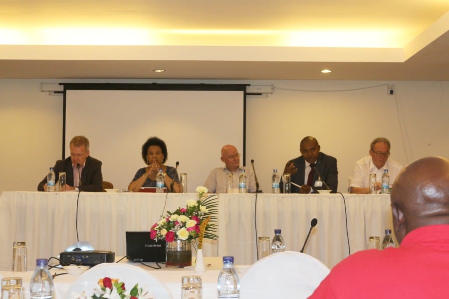 DFG Dar es Salaam 2014 01 White Sands Beach Hotel - panel-discussion-2